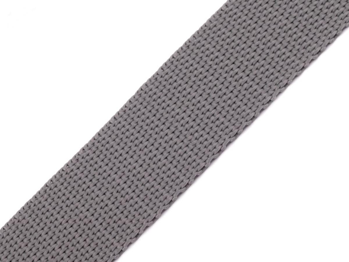 Gurtband PP dunkelgrau 25mm Gurtband PP dunkelgrau 25mm